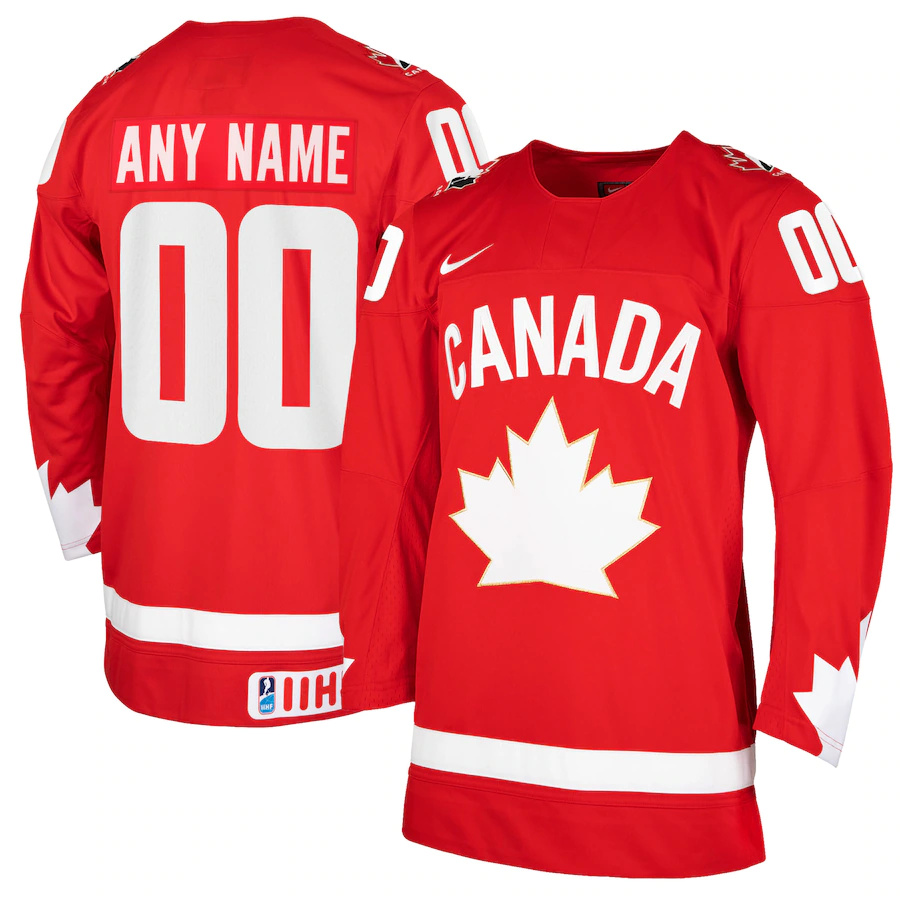 Men Nike Red Hockey Canada Alternate Heritage Replica - Custom NHL Jersey